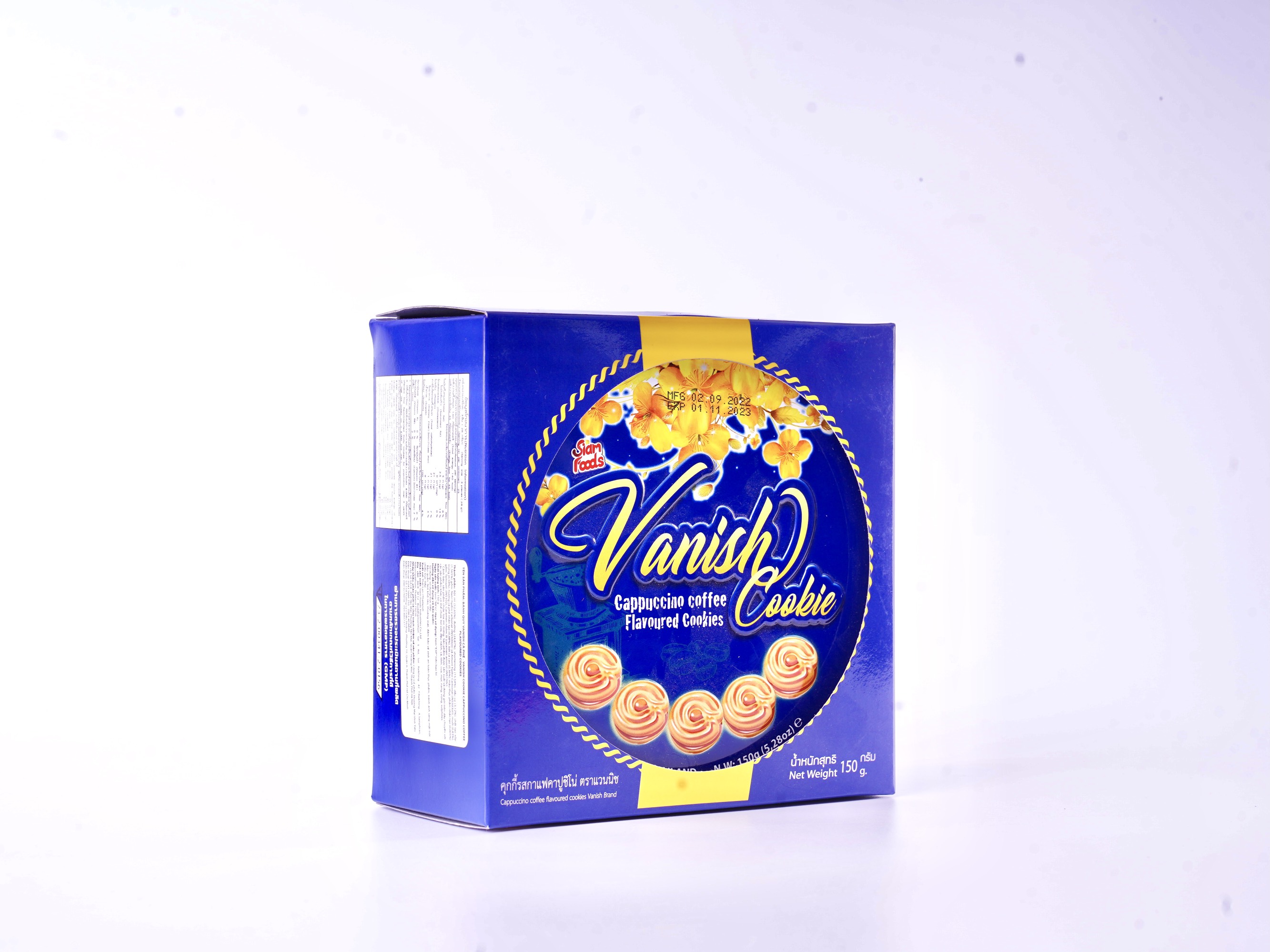 Bánh quy Vanish cà phê 150g màu xanh
